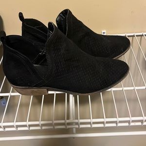 Womens black booties